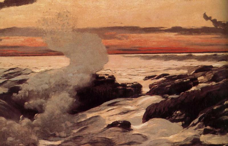 Winslow Homer Cape West Coast France oil painting art